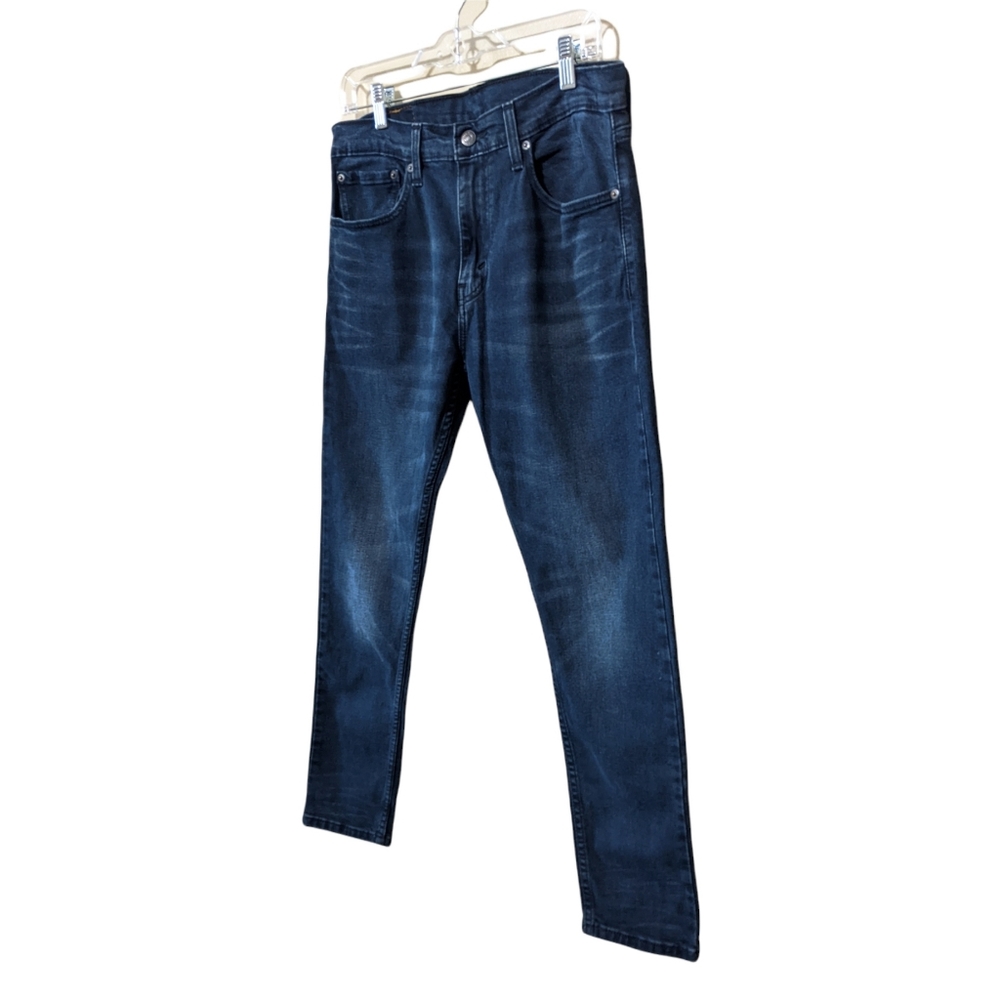 Levi's Jeans Men 512 Size 32 X 30 Blue  Straight Slim  Washed